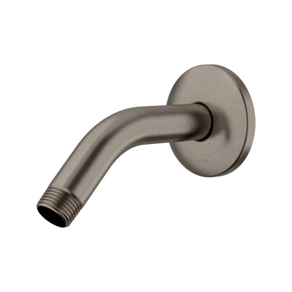 5 in. Wall Mount Shower Arm in Brushed Hard Graphite 