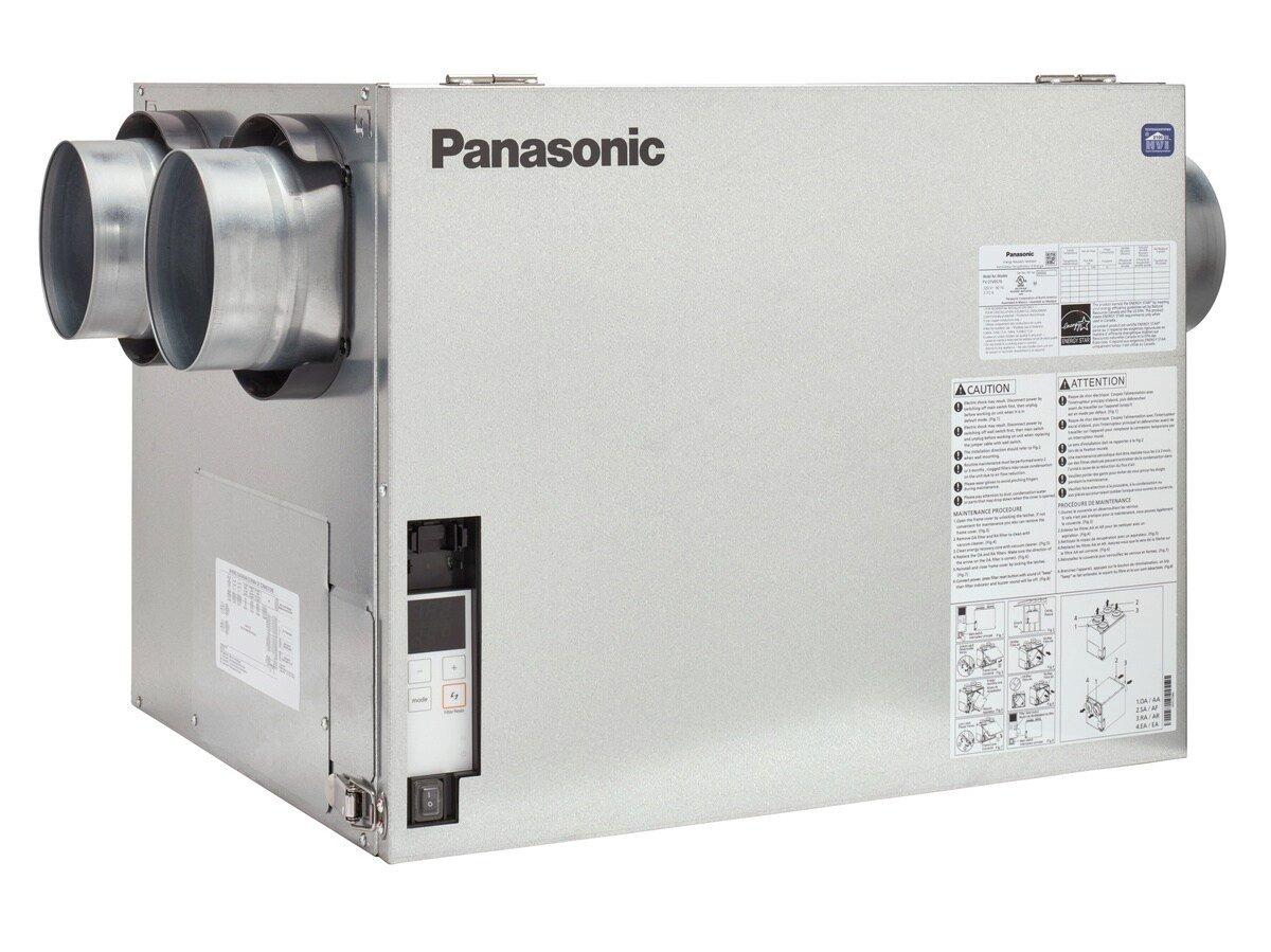 BalancedHome 210 Elite Plus+ Any Climate ERV 40-210 CFM for exhaust & supply occupant-controlled boost function MERV 13 fltr  ASHRAE 62.2 timing function 6" duct Side Port Corded hardwire adaptor 