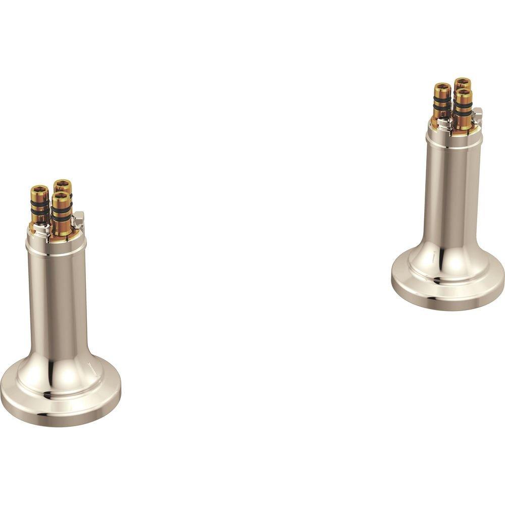 Deck Mount Risers - High in Brilliance&reg; Polished Nickel 