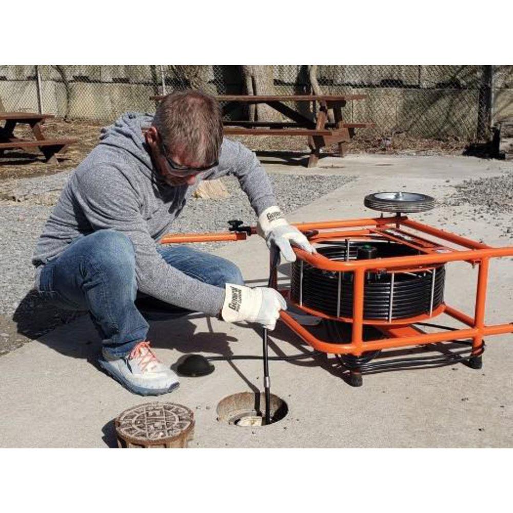 FLEXIROOTER W/ 75' X 5/16'' FLEXIBLE SHAFT AND FRCS CUTTER SET 
