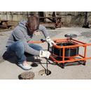 FLEXIROOTER W/ 75' X 5/16'' FLEXIBLE SHAFT AND FRCS CUTTER SET 