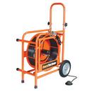 FLEXIROOTER W/ 75' X 5/16'' FLEXIBLE SHAFT AND FRCS CUTTER SET 