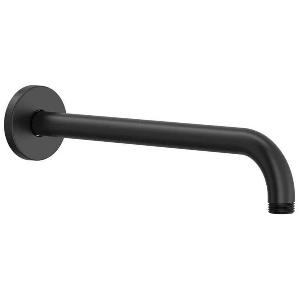 12 in. Ceiling Mount Shower Arm in Matte Black 