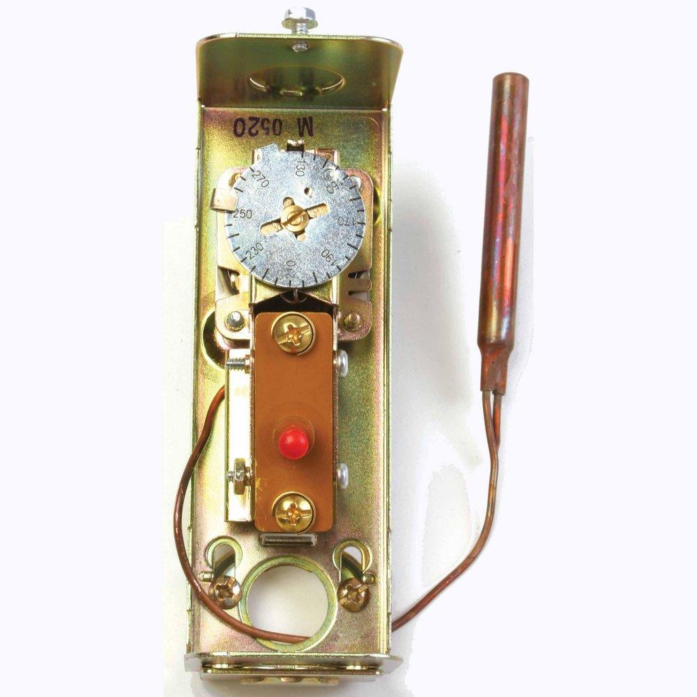 Resideo Metallic 130 to 270 Deg F Hydronic Aquastat UL MP466 Copper 2-13/100 x 5-5/8 x 2 in. 