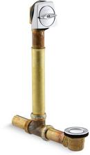 KOHLER Polished Chrome 24 in. Brass Trip Lever Drain 