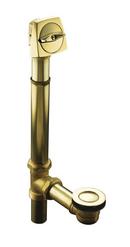 24 in. Brass Trip Lever Drain in Vibrant Polished Brass