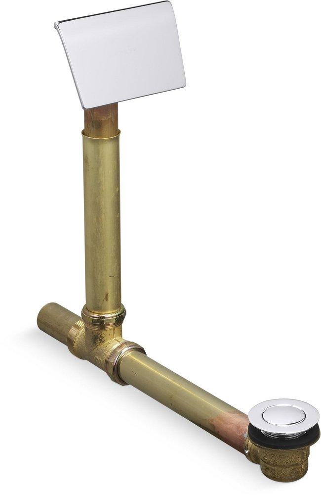 KOHLER Polished Chrome Brass Trip Lever Drain 