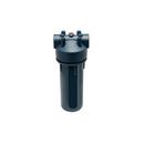 10"  Polycarbonate Filter Housing with Slate Cap, Pressure Relief and 3/4" NPT