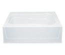 Aquatic White 60 x 36 in. Alcove Bath Tub in White 