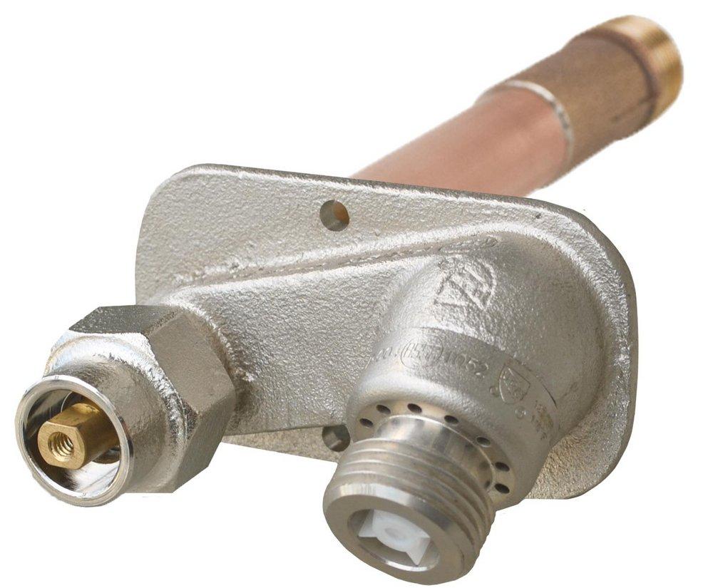 PRIER Products Satin Nickel Plated Satin Nickel Plated MPT x Sweat Wall Hydrant 