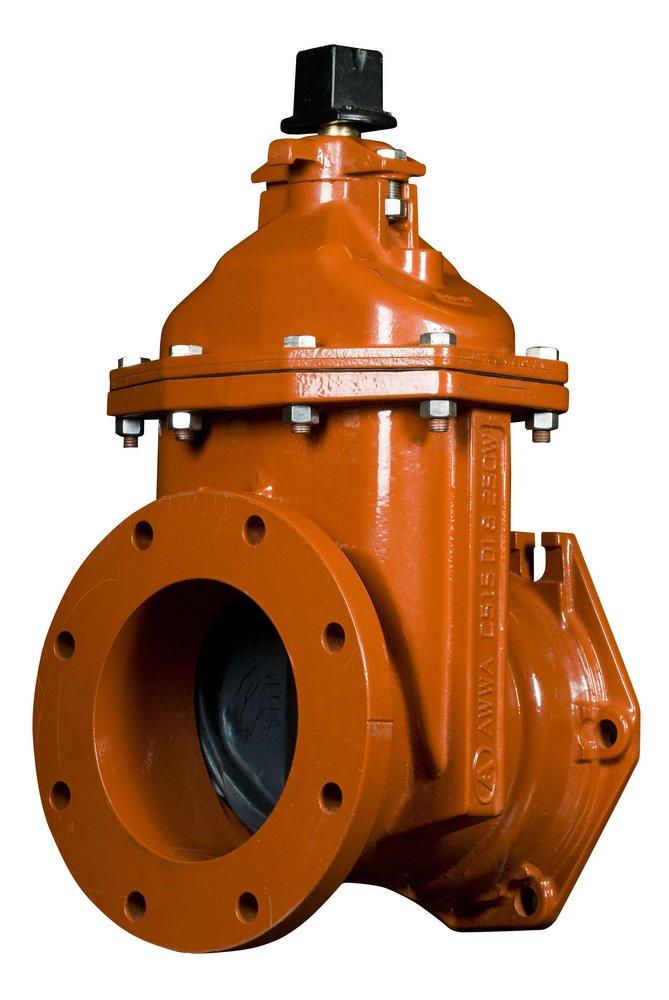 American Flow Control Flanged Ductile Iron Open Left Resilient Wedge Gate Valve 