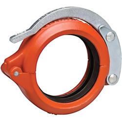 1-1/2 in. Orange Enamel and Painted Grooved Coupling