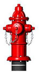 Red 4 ft. 6 Mechanical Joint and Flanged Assembled Fire Hydrant