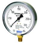 WIKA Black 4 in. Air Water Gauge 