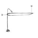 Jones Stephens Chrome Plated 61 in. Shower Unit 