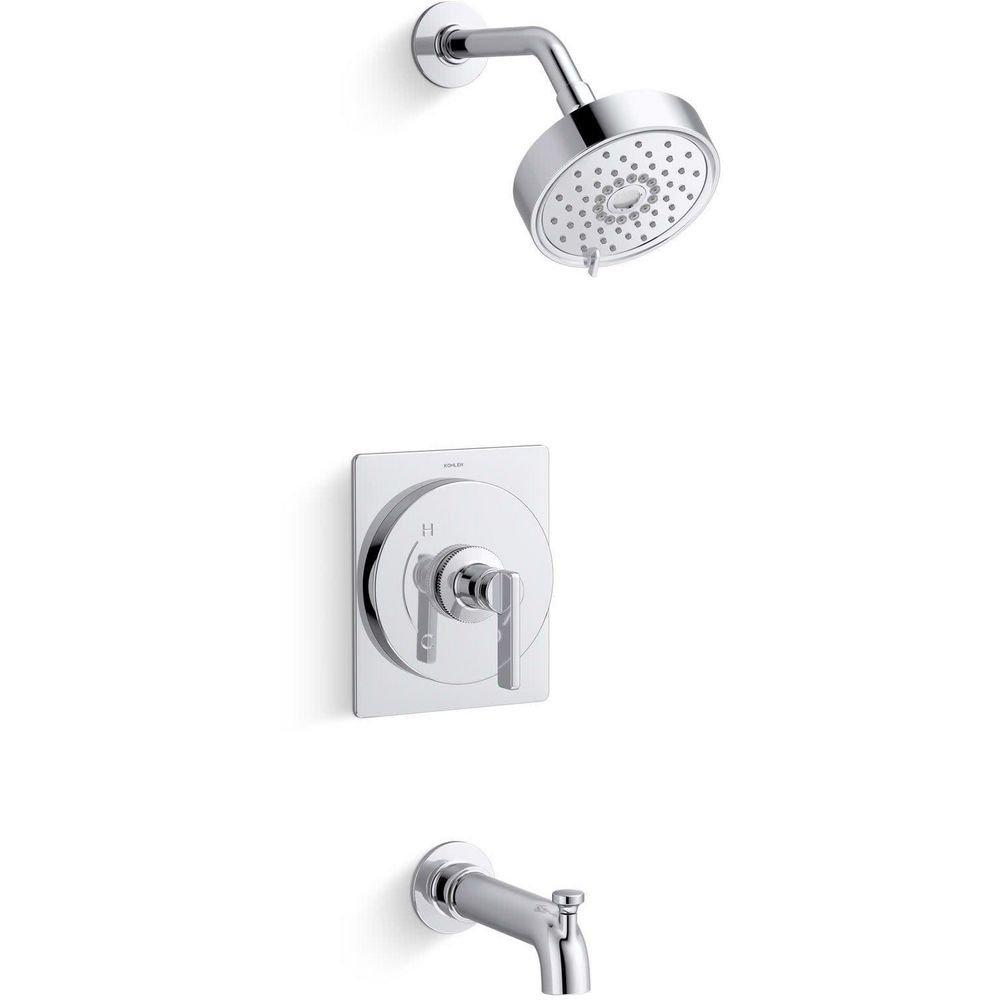 Castia by Studio McGee Tub and Shower Trim Package with 2.5 GPM Multi Function Shower Head 