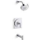 Castia by Studio McGee Tub and Shower Trim Package with 2.5 GPM Multi Function Shower Head 