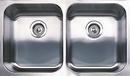 Double Bowl Equal Kitchen Sink in Satin