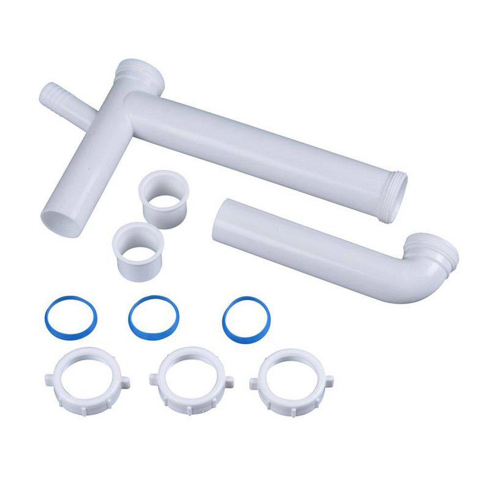 Dearborn White Slip-Joint End Outlet Waste in White 