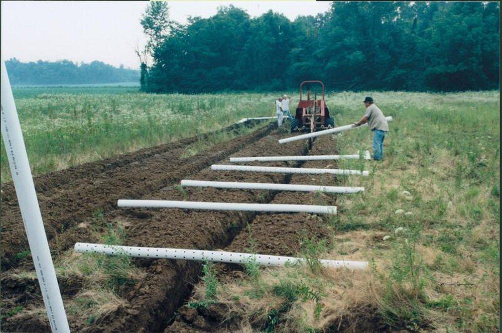 ADS&reg; White 3 in. Plastic Drainage Pipe 