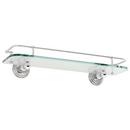 24 in. Gallery Rail Shelf in Polished Chrome