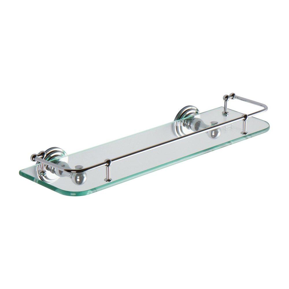 Ginger Polished Chrome 18 in. Brass Bathroom Shelf 