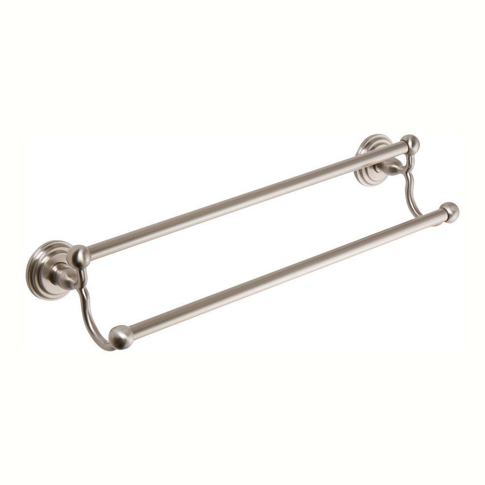 Ginger Satin Nickel 24 in. Double Towel Bar 