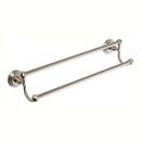 Ginger Satin Nickel 24 in. Double Towel Bar 