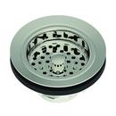 3-1/2 in. Large Post Type Basket Strainer in Polished Nickel