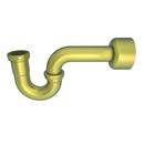 Brasstech Aged Brass 1-1/2 in. Brass P-Trap 