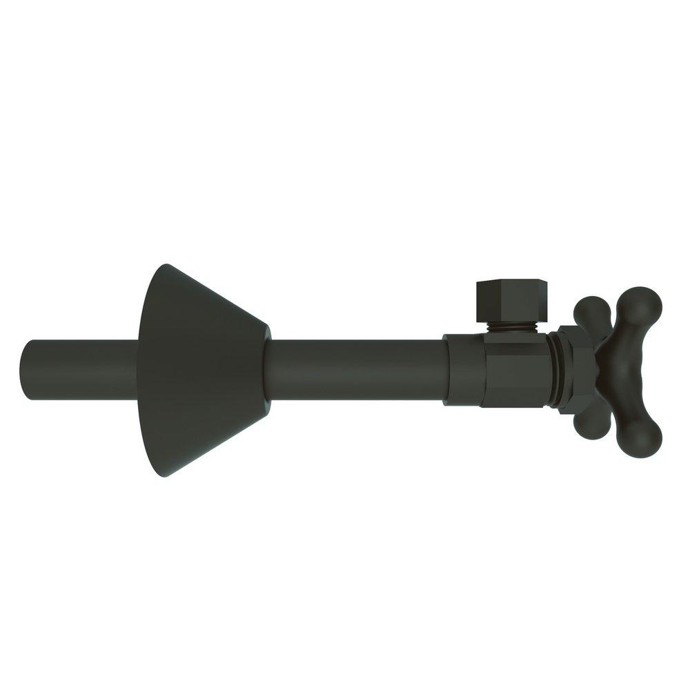 Brasstech Oil Rubbed Bronze 1/2 x 3/8 in. Sweat x OD Compression Cross Angle Supply Stop Valve 