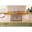 Elkay Lustrous Satin 22 x 22 in. Stainless Steel Single Bowl Drop-in Kitchen Sink in Lustrous Satin 