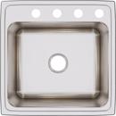 Elkay Lustrous Satin 22 x 22 in. Stainless Steel Single Bowl Drop-in Kitchen Sink in Lustrous Satin 