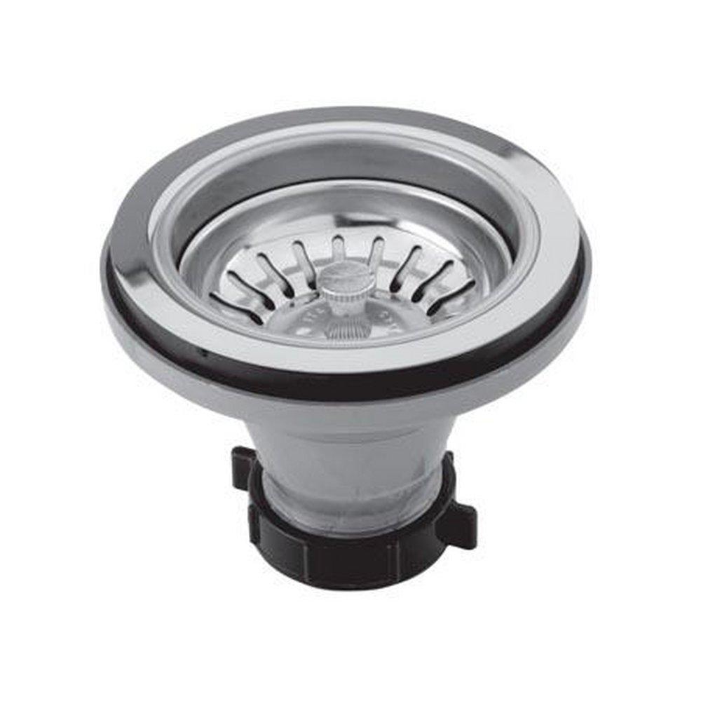 Brasstech Uncoated Polished Brass - Living 3-1/2 in. Basket Strainer 