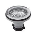 Brasstech Uncoated Polished Brass - Living 3-1/2 in. Basket Strainer 