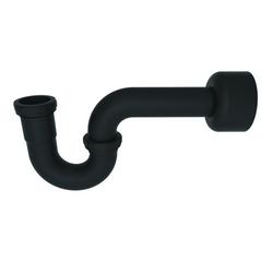 1-1/2 in. Brass P-Trap in Flat Black