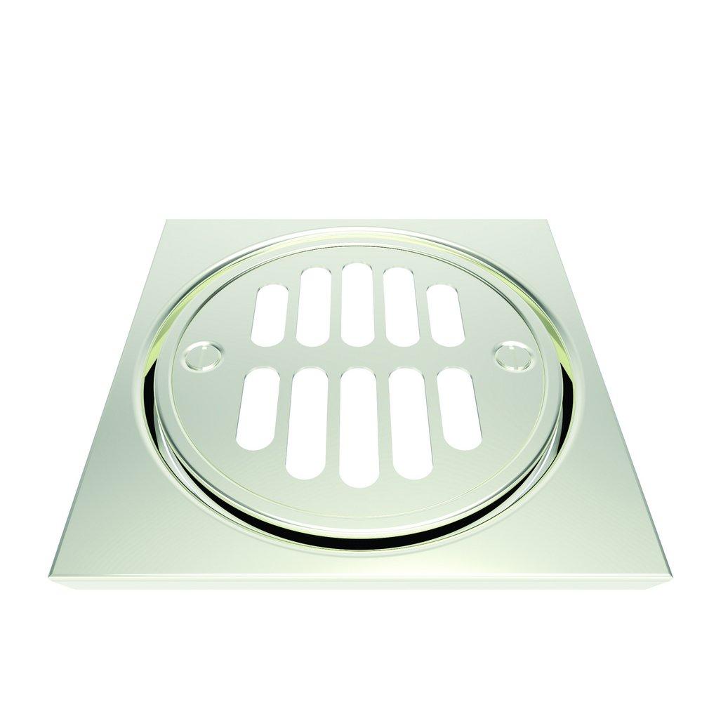 Brasstech Polished Nickel - Natural Shower Drain Trim Set 