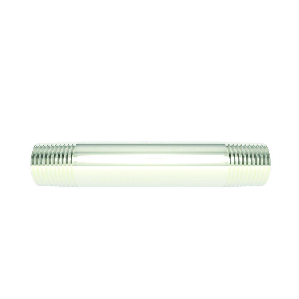 Brasstech Polished Nickel - Natural 1/2 x 4 in. IPS Brass Nipple 