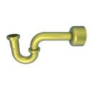 1-1/4 in. Brass P-Trap in Antique Brass