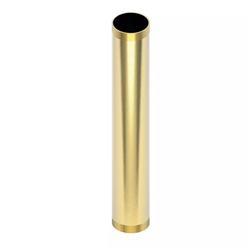 1-1/4 x 8 in. Threaded Brass Lavatory Drain Tailpiece in Uncoated Polished Brass - Living