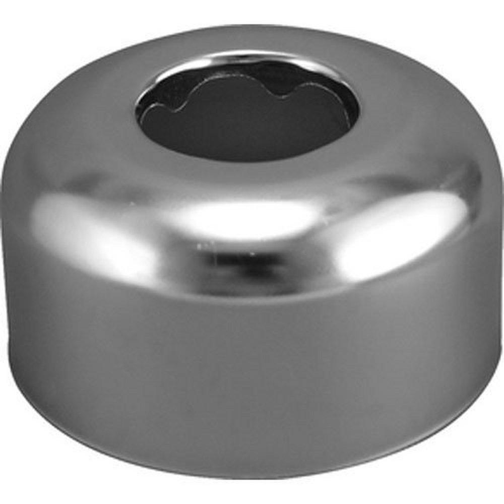 Brasstech High Box Flange in Polished Nickel 