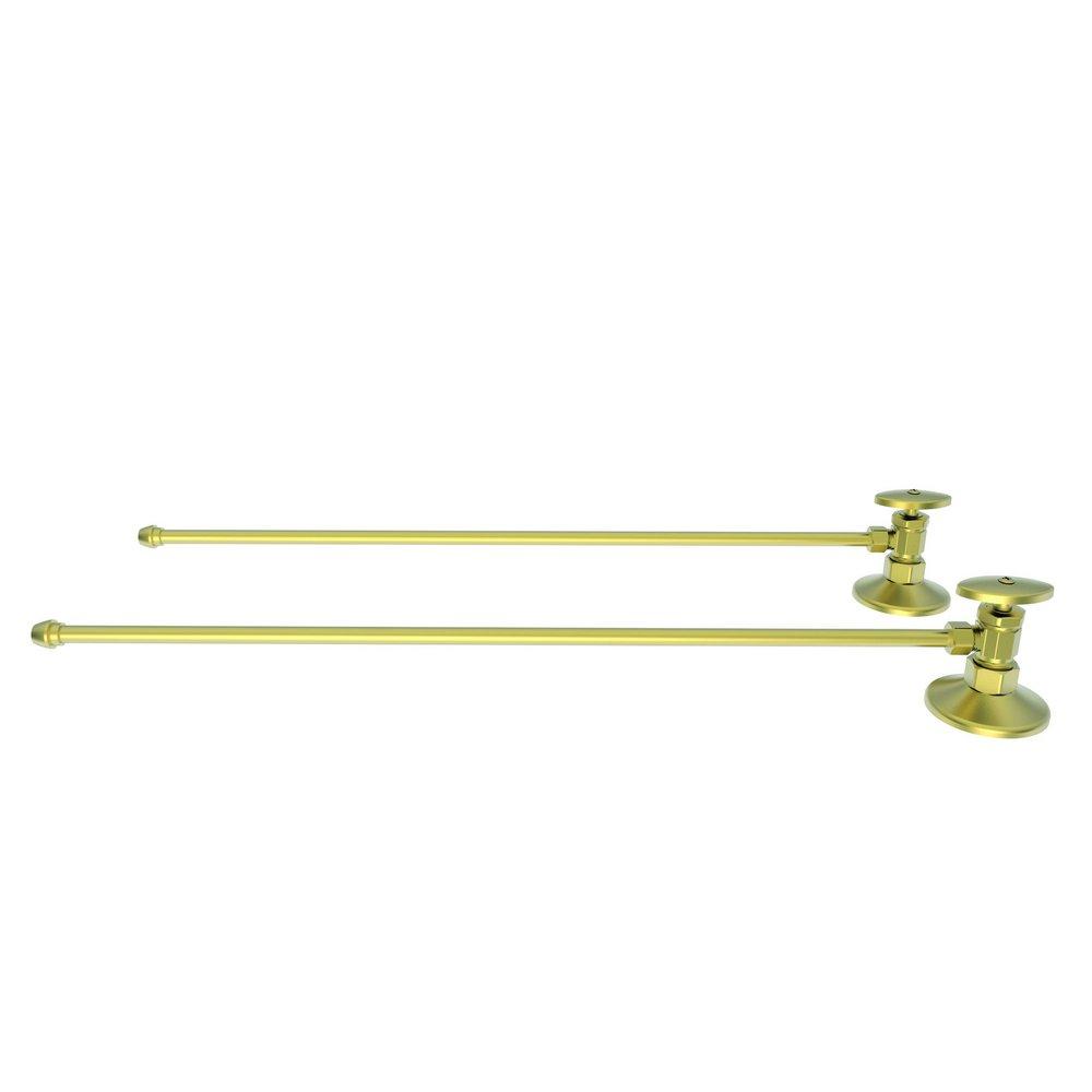 Brasstech Satin Brass - PVD Toilet 1/2 in x 3/8 in. x 21-5/16 in. Supply Kit 