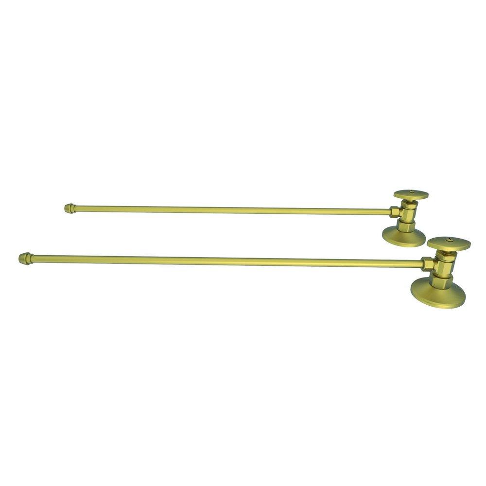 Brasstech Antique Brass Toilet 1/2 in x 3/8 in. x 21-5/16 in. Supply Kit 