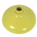 8 in. Plastic Emergency Deluge Showerhead with 1 in. NPTF in Yellow