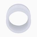 White PVC DWV No-Hub Adapter 