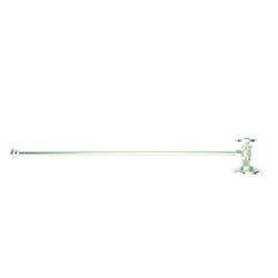 Toilet 1/2 in x 3/8 in. x 21-1/4 in. Supply Kit in Polished Nickel - Natural