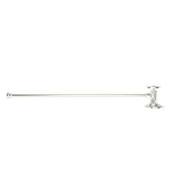 Toilet 1/2 in x 3/8 in. x 21-1/4 in. Supply Kit in Polished Nickel - Natural