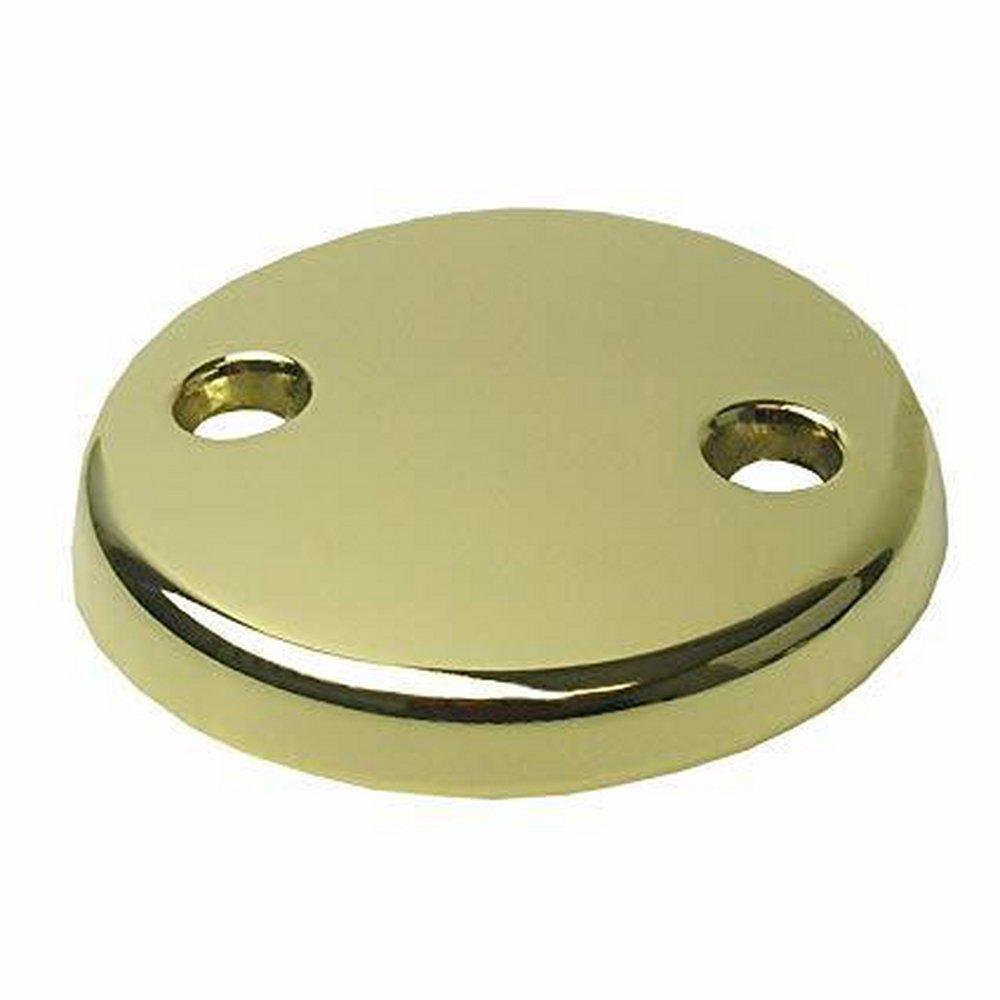 Brasstech Satin Brass - PVD 3 in. Solid Brass Waste and Overflow Faceplate 