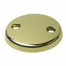 2-Hole Waste and Overflow Faceplate with Screw in Satin Brass - PVD