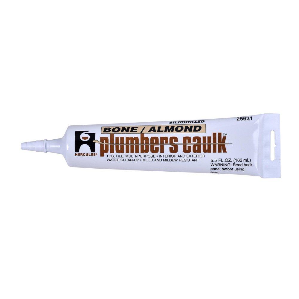 Hercules® Almond-Bone Siliconized Acrylic Latex Caulk in Almond-Bone 